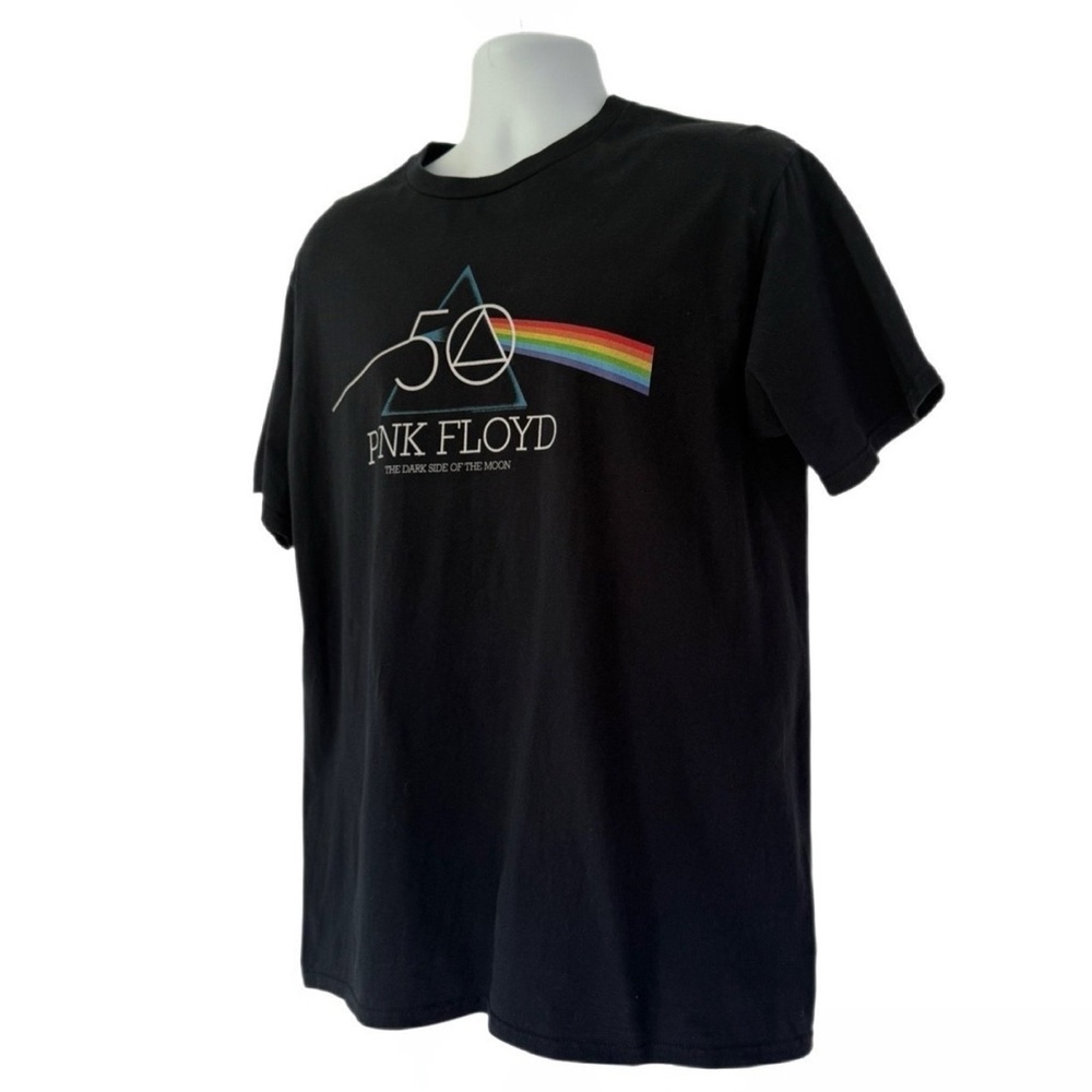 Pink Floyd 50th Anniversary Tee– The Dark Side of the Moon – Black – Size Large